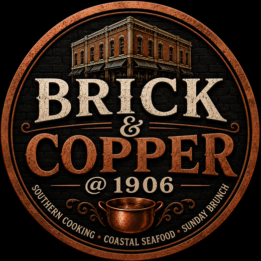Brick & Copper @ 1906 — Southern Cooking, Coastal Seafood, Sunday Brunch